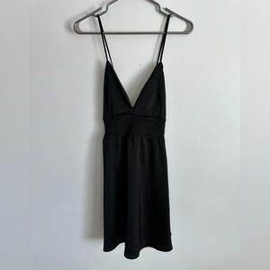 Garage Satin Flowy Mini Dress